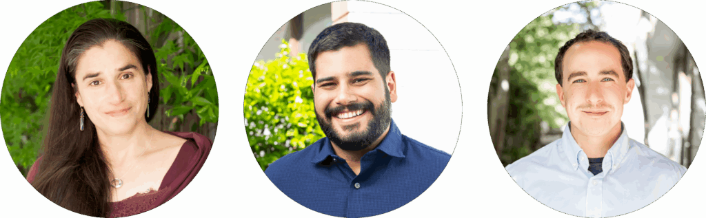 Caitlin Stanton, Omar Alcover-Firpi, Evan Gattozzi